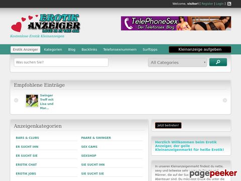 mehr Information : Eroitk Kleinanzeigen - Von Fetisch bis Telefonsex